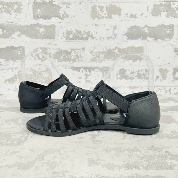 New Eileen Fisher Rato Stretch Slip-On Fisherman Sandals X226