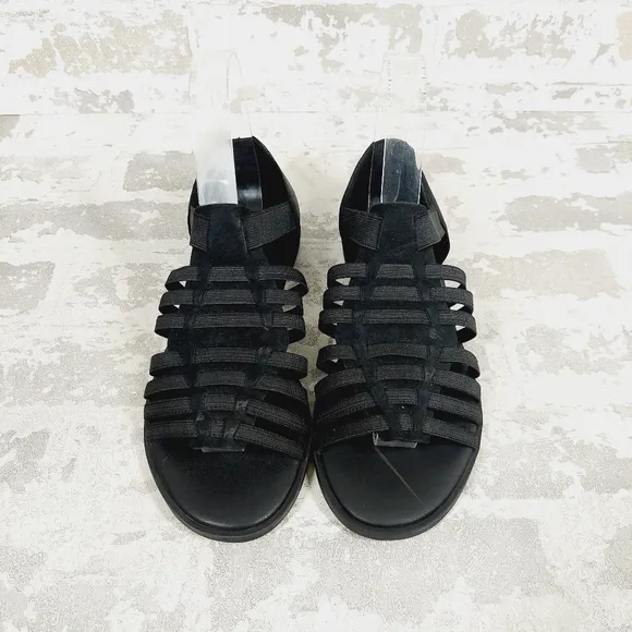 New Eileen Fisher Rato Stretch Slip-On Fisherman Sandals X226