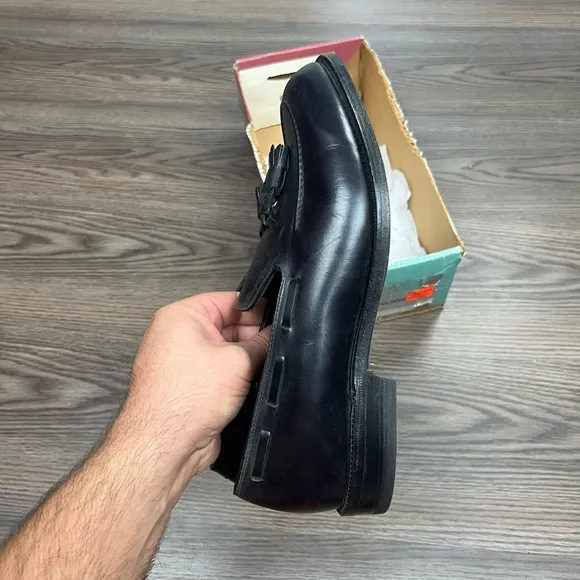 NEW FootJoy Classics Black Tassel Loafers 9 EEE