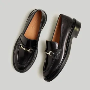 NEW Madewell The Vernon Bit Hardware Loafer in Leather NN868