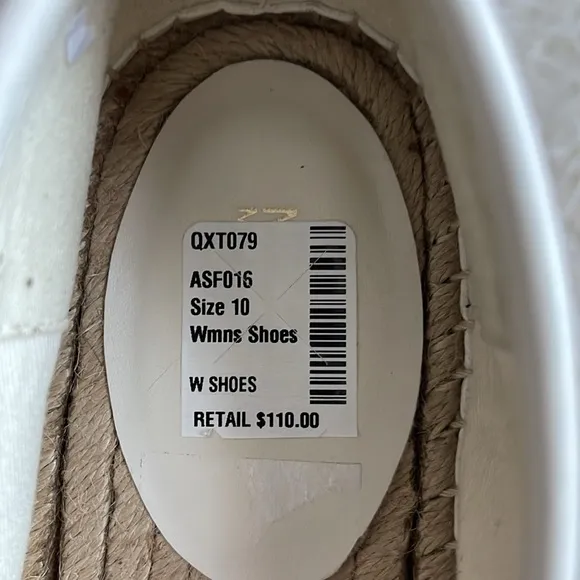 NEW Michael Kors Logo Floral Lenny Slip On Espadrilles