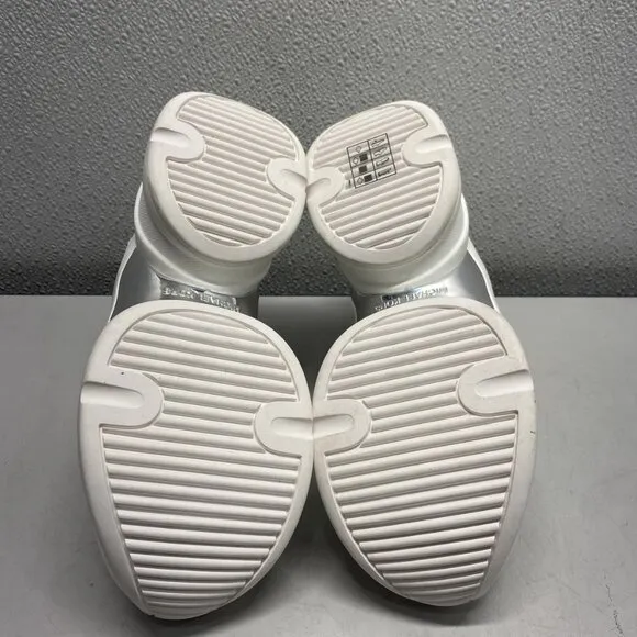 NEW Michael Kors Women's Olympia Trainer Sneaker High- Top Platform White Size 6