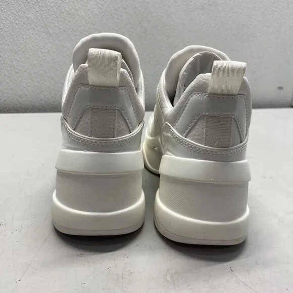 NEW Michael Kors Women's Olympia Trainer Sneaker High- Top Platform White Size 6