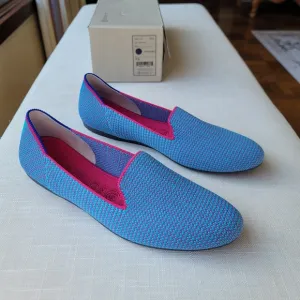 New! Rothy’s sz 9 Bluebell Triple Stitch Loafers Ballet Flats NWT