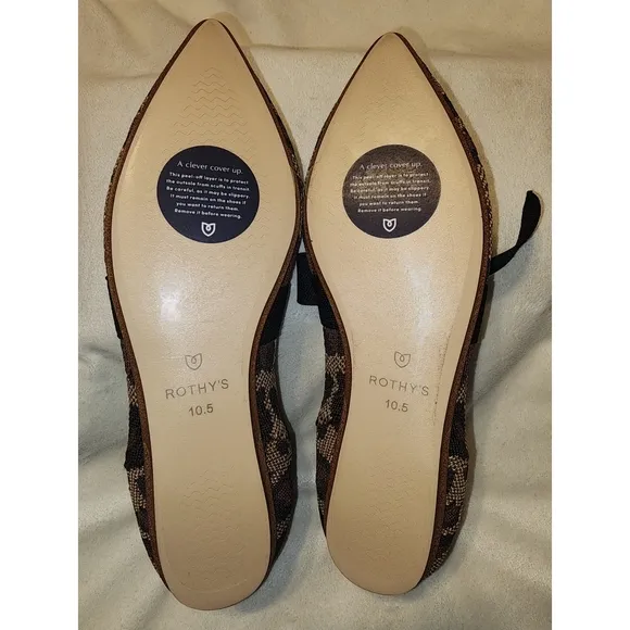 New Rothy's Wildcat Ballet Flats Size 10.5