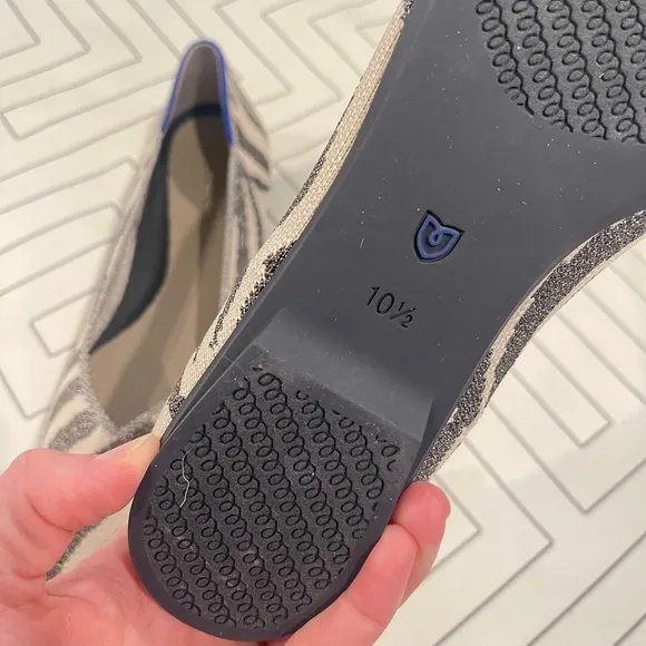 New Rothy's Zebra Pointed Toe Flats