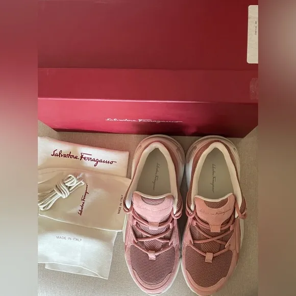 New Salvatore Ferragamo Chunky Skylar Sneakers