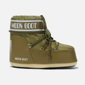 New Size 39-41 Khaki Moon Boot Icon Low Nylon Snow Boots