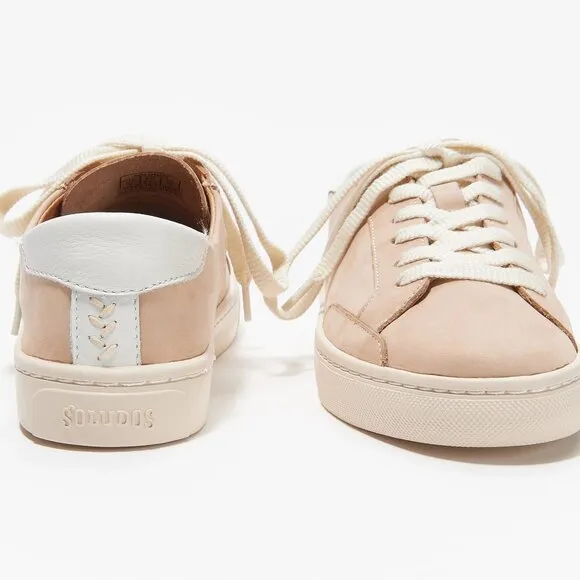 NEW SOLUDOS Suede Ibiza Platform Sneakers Sand for women 126mn
