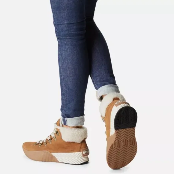 New Sorel Out N About III Conquest Sherpa Winter boot 7.5