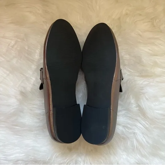 New! STEVE MADDEN Kerry Embellished Leather Loafers