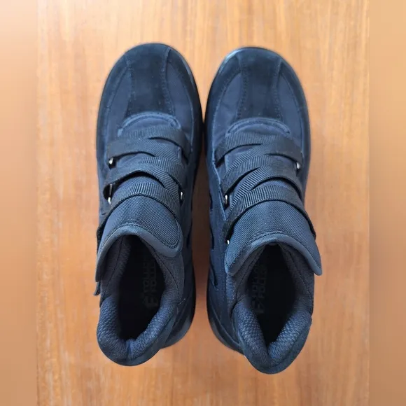 NEW Vintage suede double platform sneaker harajuku creeper goth punk rock chunky