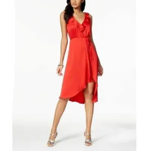 NEW•French Connection•Red V-Back Dress•NWT