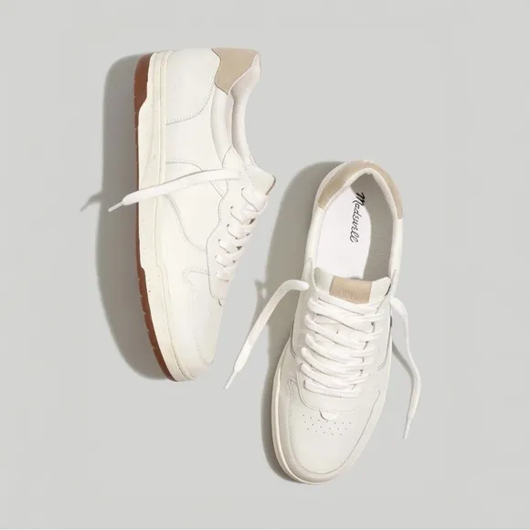 NEW‼️MADEWELL Men’s Court Sneakers in Colorblock Leather &amp; Suede, 6M