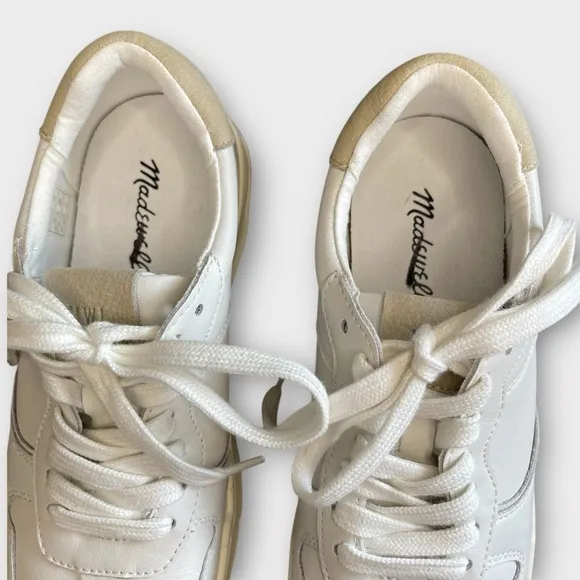 NEW‼️MADEWELL Men’s Court Sneakers in Colorblock Leather &amp; Suede, 6M