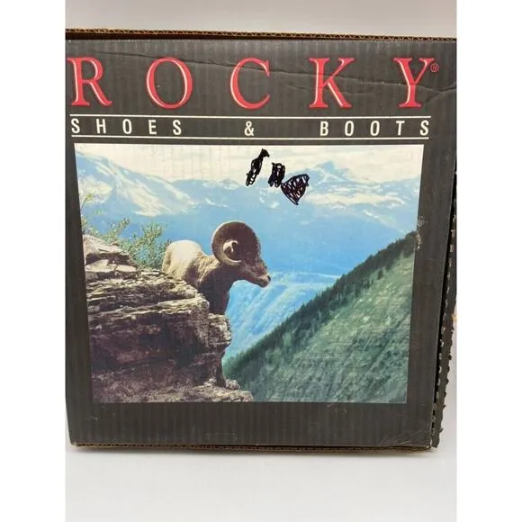 NIB Rocky Boots Mens Sz 10.5 Scout Waterproof Insulated Leather/Nylon Camo Brown