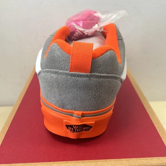 NIB - Vans Knu Skool 'Pop Outsole' – Grey/Orange 🧡