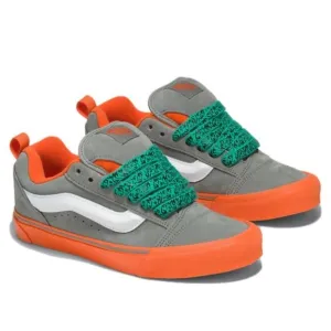 NIB - Vans Knu Skool 'Pop Outsole' – Grey/Orange 🧡