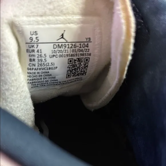 Nike 1 mid send drift 9.5