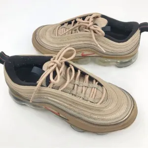 Nike Air VaporMax Max ‘97 Blur Tan Vintage Coral Lace Up Chunky Athletic Sneaker