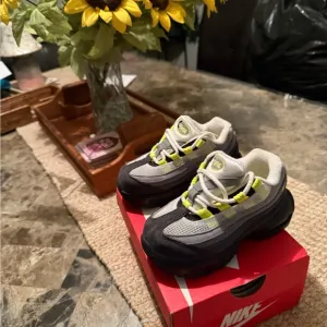 Nike Black and Gray Chunky Sole Sneakers