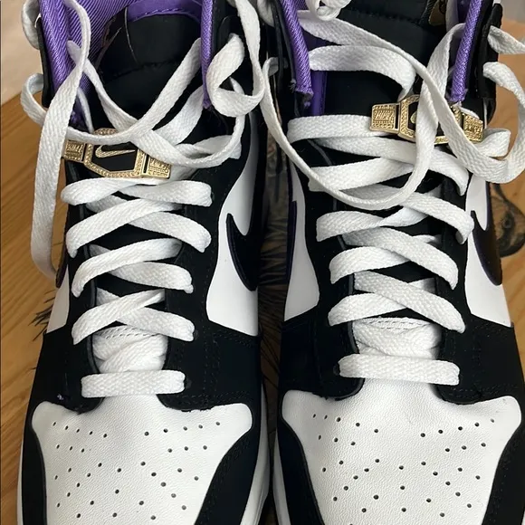 Nike High dunk EMB champion  Sneakers Black White Purple