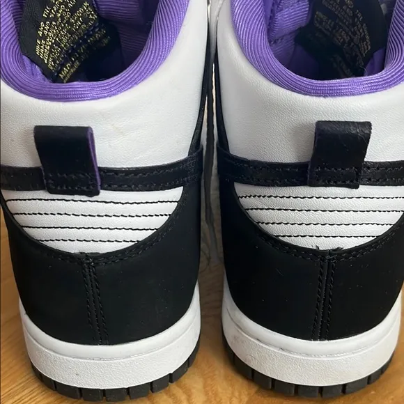 Nike High dunk EMB champion  Sneakers Black White Purple