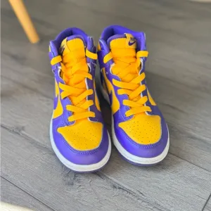 Nike Lakers Dunks High Top Sneakers