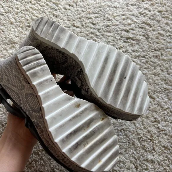 Nine West Platform Wedge Shoes Size 7.5