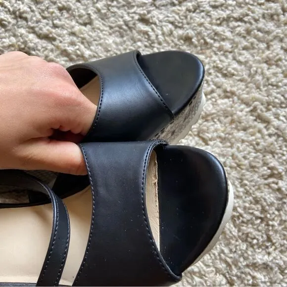Nine West Platform Wedge Shoes Size 7.5