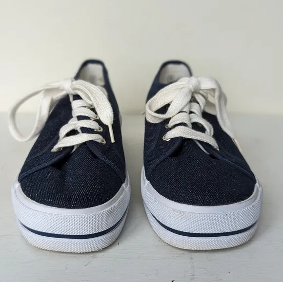 No Boundaries Y2K Platform Denim Low Top Sneakers