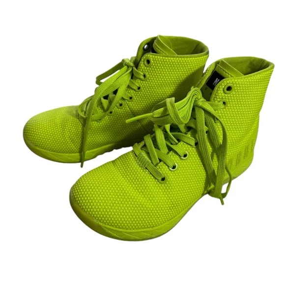 NOBULL Bright Green High-Top Athletic Gym Sneakers