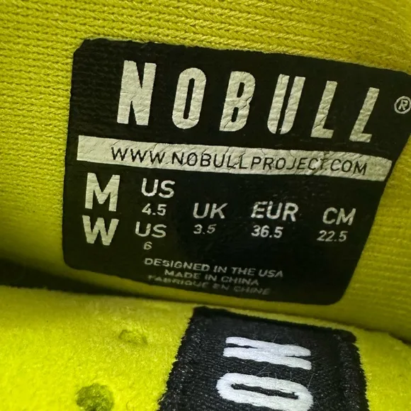 NOBULL Bright Green High-Top Athletic Gym Sneakers
