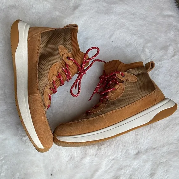 Nurture Response Elias nylon/suede high top sneakers