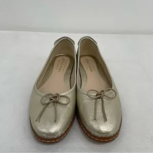 NWOB Cole Haan Women's Cloudfeel Gold All Day Ballet Flats 7.5B