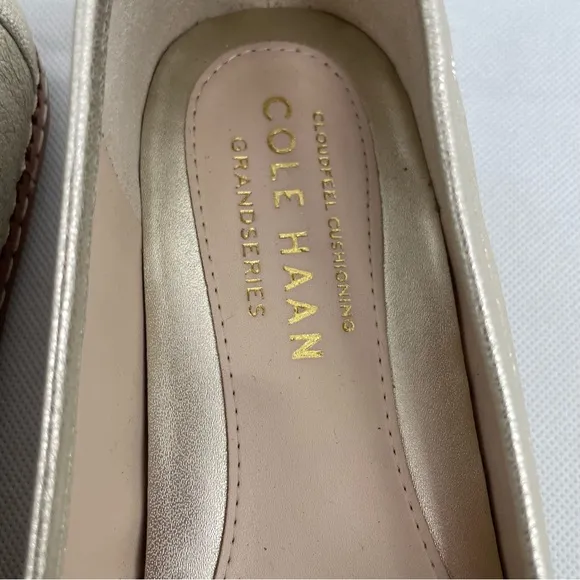NWOB Cole Haan Women's Cloudfeel Gold All Day Ballet Flats 7.5B