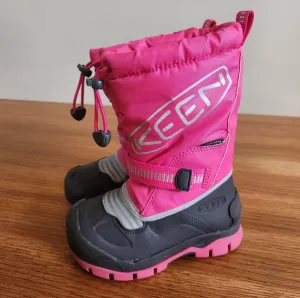 NWOT Keen Snow Troll Pac Waterproof Insulated Girls Winter Boots Size 8