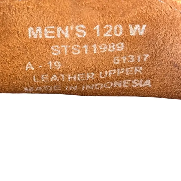 NWOT Men's Tan Sperry Top Sider Wave Driver Moccasin Loafers Sperry 12 WIDE