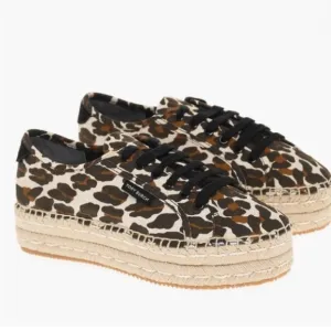 Nwot Tory Burch Seaside Oxford Platform Espadrilles Reva Leopard sneakers
