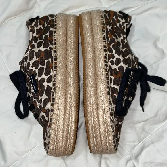 Nwot Tory Burch Seaside Oxford Platform Espadrilles Reva Leopard sneakers