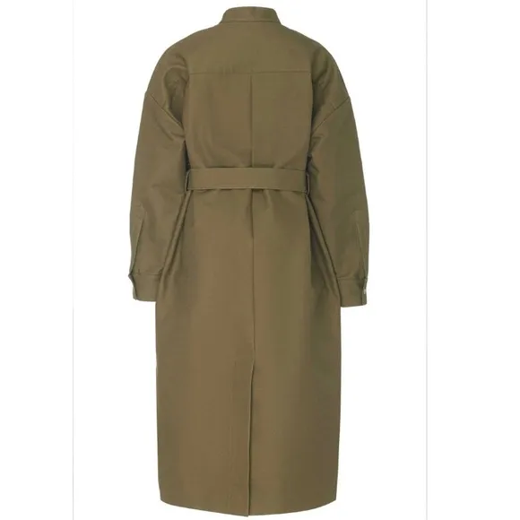 NWT Co Green Belted Twill Shirt Dress