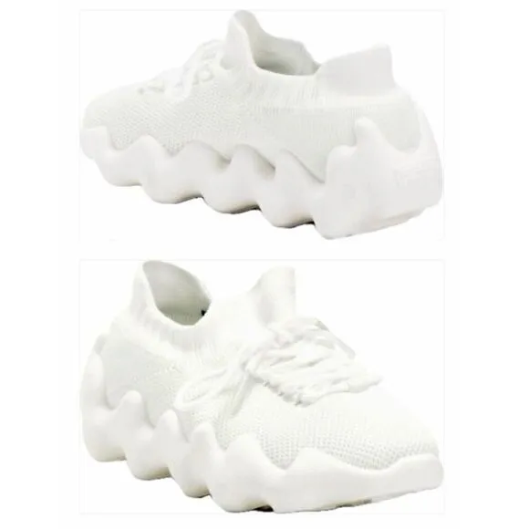 NWT in Box Gorgeous BERNIE MEV 40 (9-9.5) US Davin Comfort white Chunky Sneakers