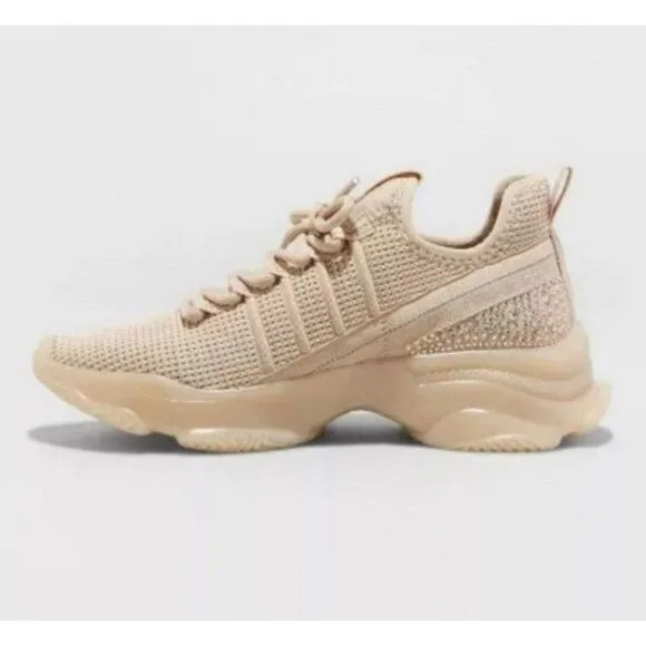 Nwt super cute trendy ladies sneakers Blush color sz 8.5