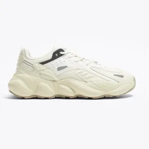 NWT. Zara Bone White Multi-Piece Running Sneakers. Size 9.