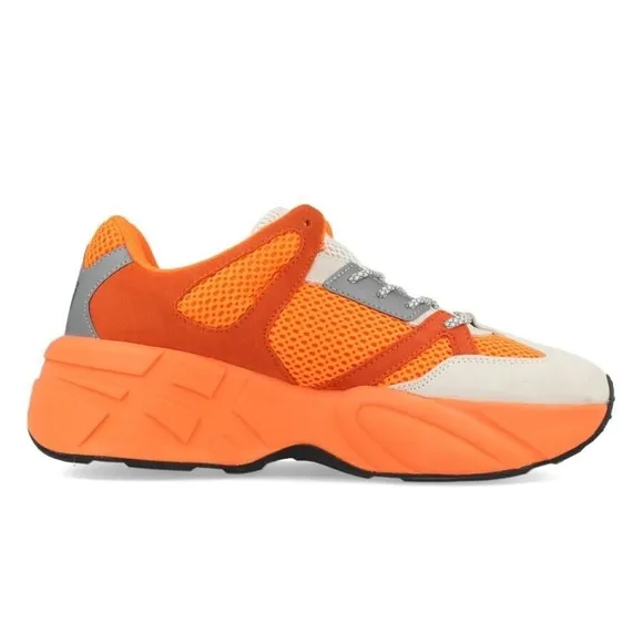 Onitsuka Tiger PTRAINER Sneakers ORANGE WHITE A?@Chunky sneakers
