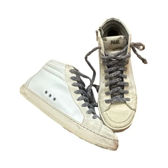 P448 Women’s High Top Skate Sneakers Size EU 37/ US 6