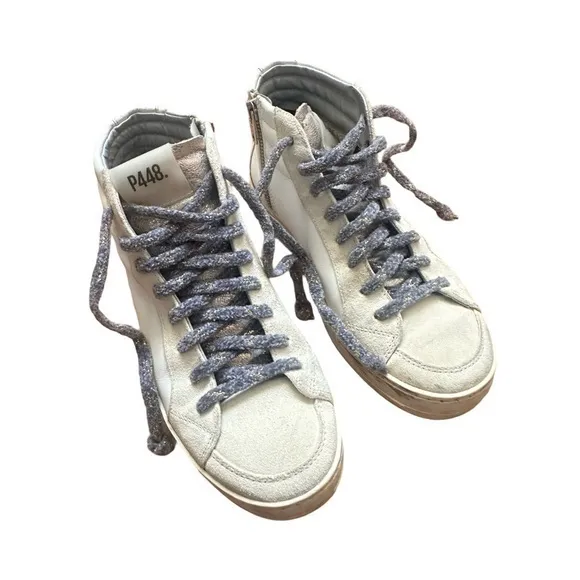P448 Women’s High Top Skate Sneakers Size EU 37/ US 6