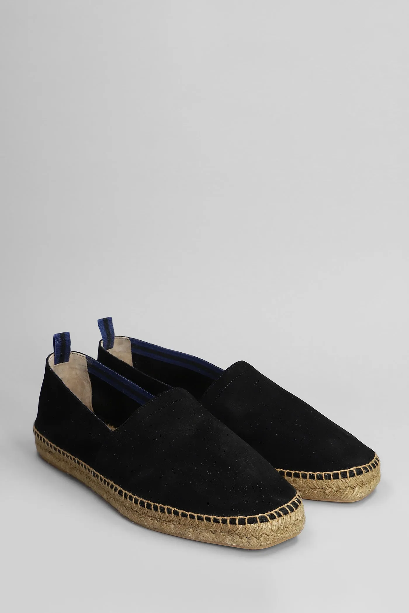 Pablo T-186 Espadrilles in black suede
