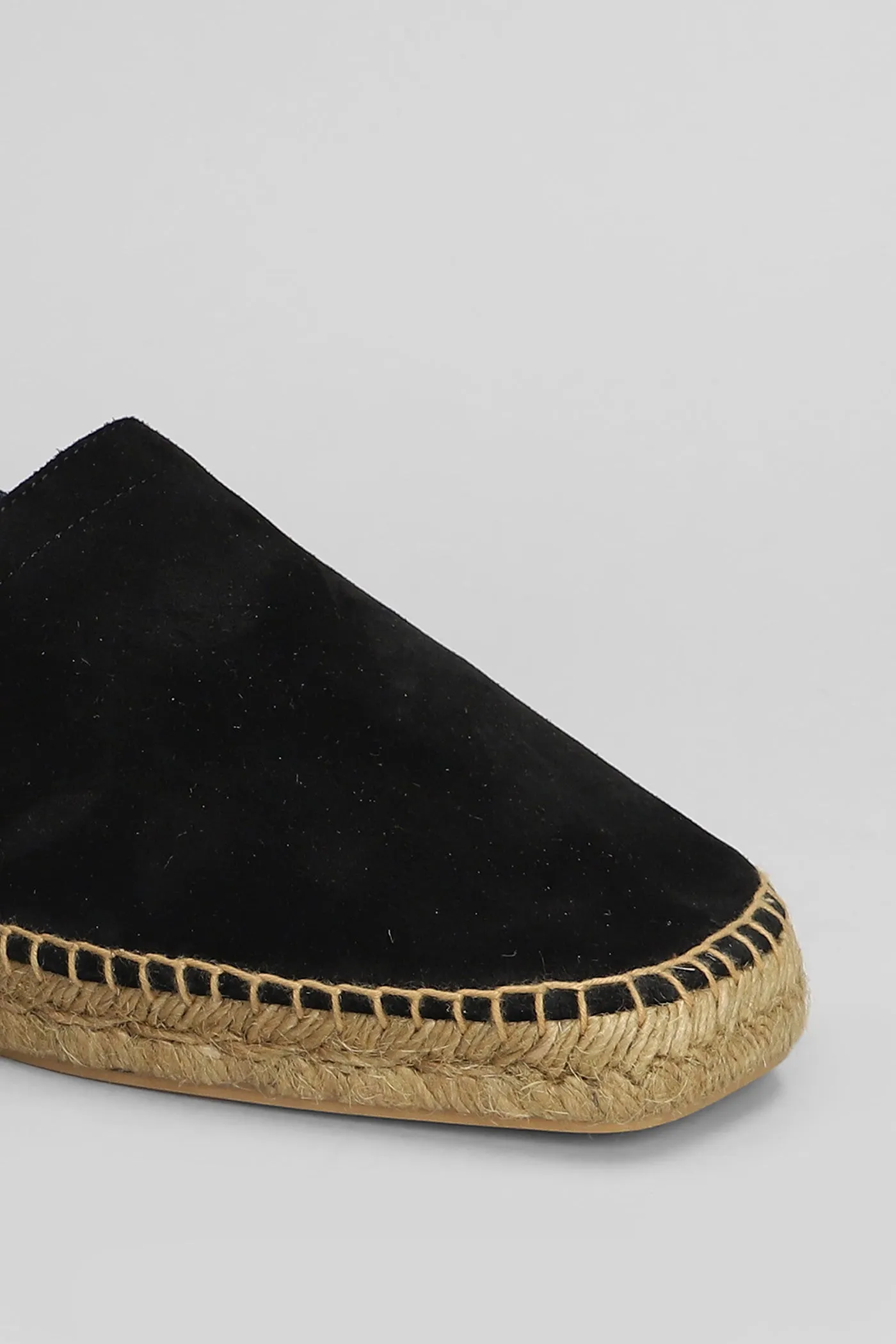 Pablo T-186 Espadrilles in black suede