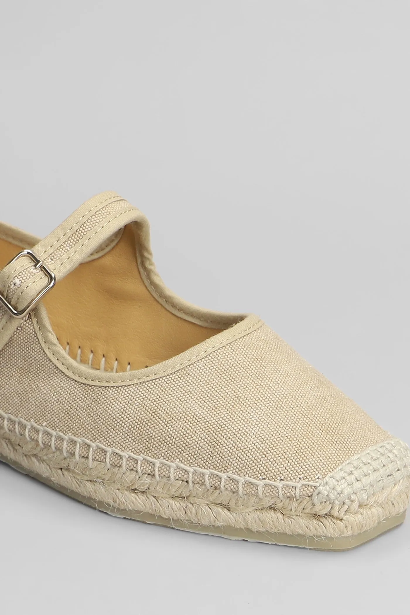 Padua-002 Espadrilles in beige canvas